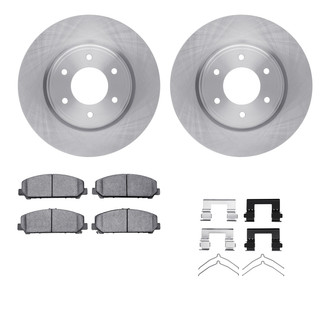 R1 Concepts® WFWH1-67119 - eLINE Series Front Brake Kit with Ceramic Pads