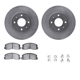 R1 Concepts® WFWH1-72012 - eLINE Series Front Brake Kit with Ceramic Pads