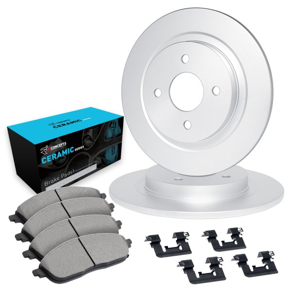  R1 Concepts® - eLINE Series Rear Brake Kit with Ceramic Pads