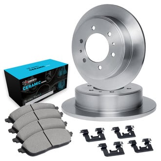 R1 Concepts® - eLINE Series Rear Brake Kit with Ceramic Pads