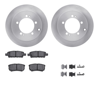 R1 Concepts® WFWH1-72084 - eLINE Series Rear Brake Kit with Ceramic Pads