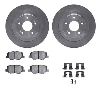 R1 Concepts® WFWH1-72087 - eLINE Series Rear Brake Kit with Ceramic Pads