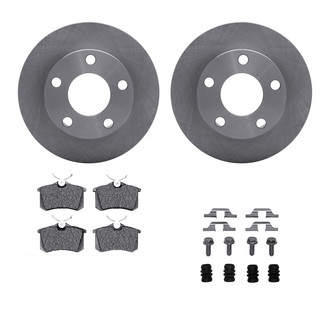 R1 Concepts® - eLINE Series Rear Brake Kit with Ceramic Pads