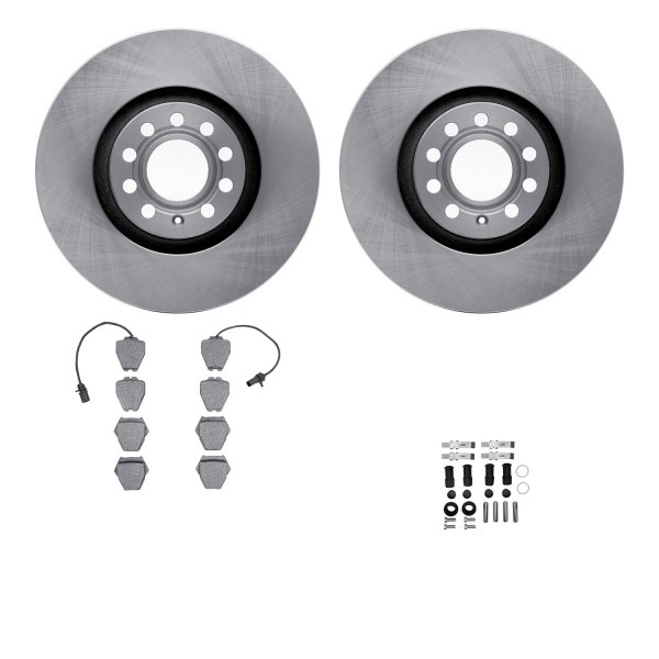  R1 Concepts® - eLINE Series Front Brake Kit with Ceramic Pads