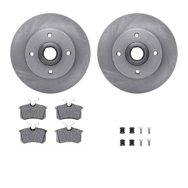  R1 Concepts® - eLINE Series Rear Brake Kit with Ceramic Pads