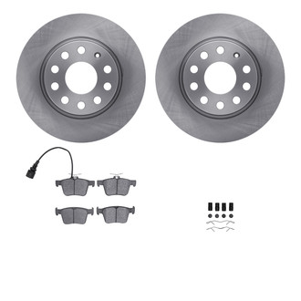 R1 Concepts® - eLINE Series Rear Brake Kit with Ceramic Pads