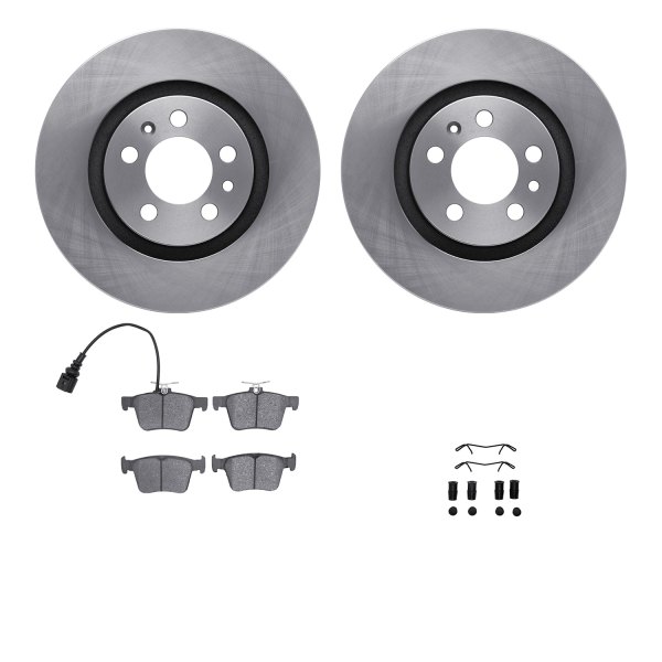  R1 Concepts® - eLINE Series Rear Brake Kit with Ceramic Pads