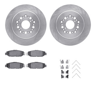 R1 Concepts® WFWH1-75009 - eLINE Series Rear Brake Kit with Ceramic Pads