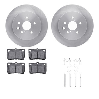 R1 Concepts® - eLINE Series Rear Brake Kit with Ceramic Pads