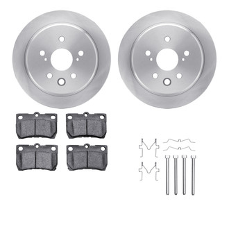 R1 Concepts® - eLINE Series Rear Brake Kit with Ceramic Pads