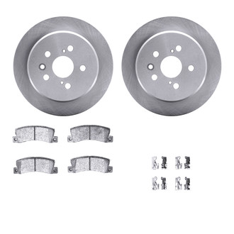 R1 Concepts® - eLINE Series Rear Brake Kit with Ceramic Pads