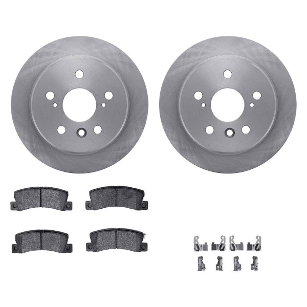  R1 Concepts® - eLINE Series Rear Brake Kit with Ceramic Pads