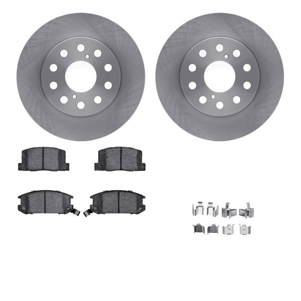  R1 Concepts® - eLINE Series Rear Brake Kit with Ceramic Pads