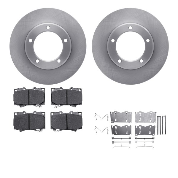  R1 Concepts® - eLINE Series Front Brake Kit with Ceramic Pads