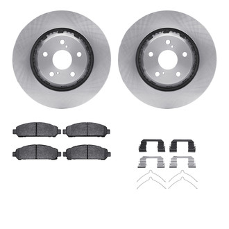 R1 Concepts® WFWH1-76168 - eLINE Series Front Brake Kit with Ceramic Pads