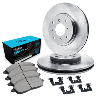 R1 Concepts® - eLINE Series Front Brake Kit with Ceramic Pads
