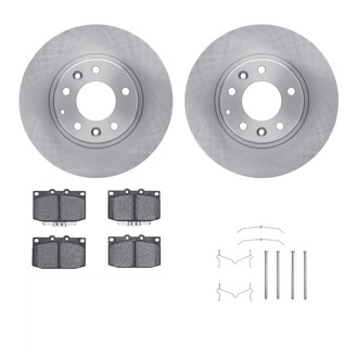 R1 Concepts® WFWH1-80015 - eLINE Series Front Brake Kit with Ceramic Pads