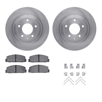 R1 Concepts® WFWH1-80021 - eLINE Series Rear Brake Kit with Ceramic Pads