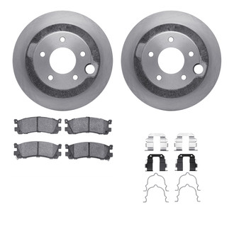 R1 Concepts® - eLINE Series Rear Brake Kit with Ceramic Pads