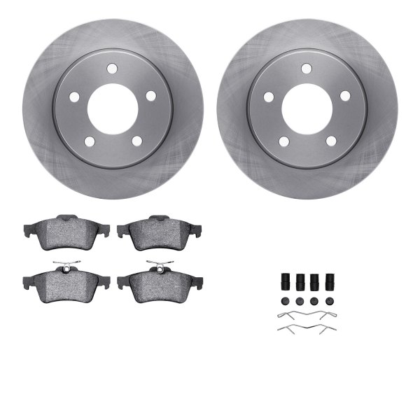  R1 Concepts® - eLINE Series Rear Brake Kit with Ceramic Pads