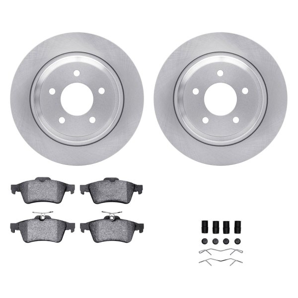  R1 Concepts® - eLINE Series Rear Brake Kit with Ceramic Pads