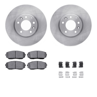 R1 Concepts® WFWH1-80066 - eLINE Series Front Brake Kit with Ceramic Pads