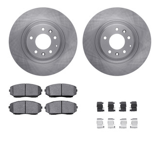 R1 Concepts® WFWH1-80067 - eLINE Series Front Brake Kit with Ceramic Pads