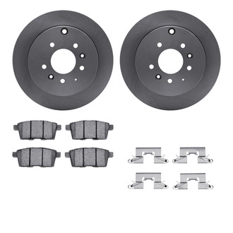 R1 Concepts® WFWH1-80069 - eLINE Series Rear Brake Kit with Ceramic Pads