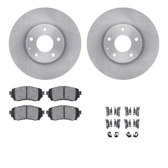 R1 Concepts® WFWH1-80079 - eLINE Series Front Brake Kit with Ceramic Pads