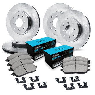 R1 Concepts® - eLINE Series Front and Rear Brake Kit with Ceramic Pads