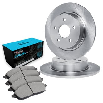 R1 Concepts® - eLINE Series Rear Brake Kit with Ceramic Pads