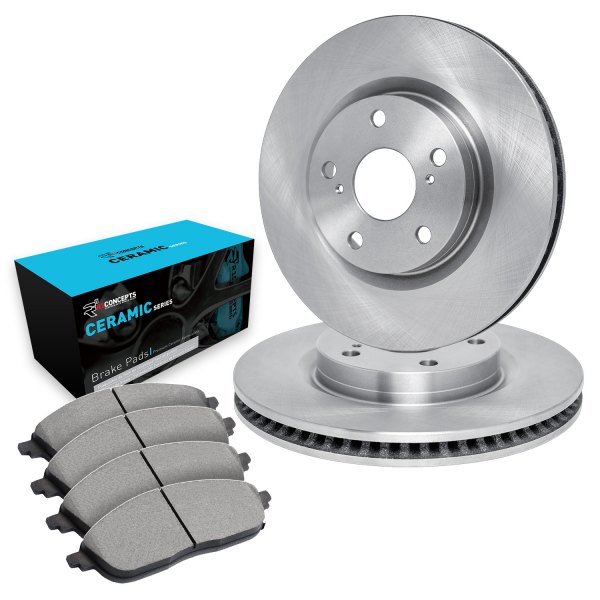  R1 Concepts® - eLINE Series Rear Brake Kit with Ceramic Pads