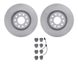 R1 Concepts® WFWN1-73003 - eLINE Series Front Brake Kit with Ceramic Pads