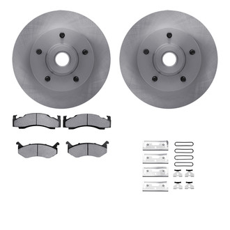 R1 Concepts® - Front Brake Kit with Super Duty Pads