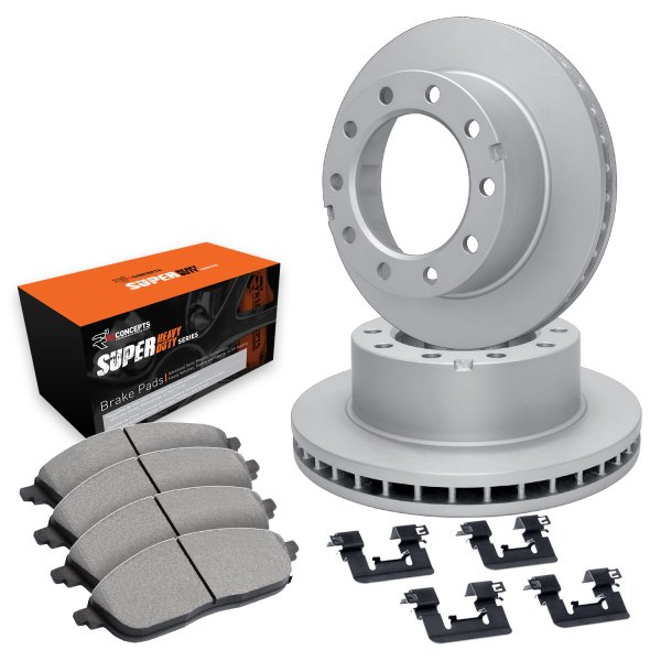  R1 Concepts® - Rear Brake Kit with Super Duty Pads