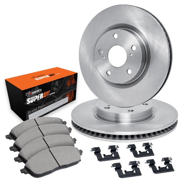  R1 Concepts® - Rear Brake Kit with Super Duty Pads