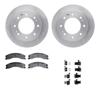 R1 Concepts® - Front Brake Kit with Super Duty Pads