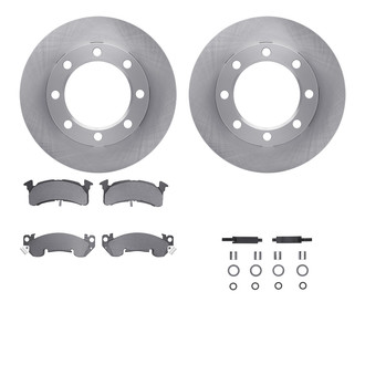 R1 Concepts® - Front Brake Kit with Super Duty Pads