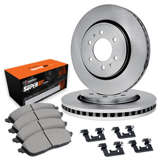R1 Concepts® - Front Brake Kit with Super Duty Pads