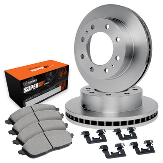 R1 Concepts® WFXH1-99260 - Front Brake Kit with Super Duty Pads