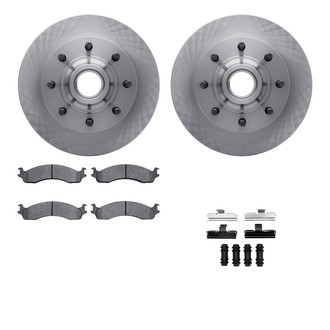 R1 Concepts® - Front Brake Kit with Super Duty Pads