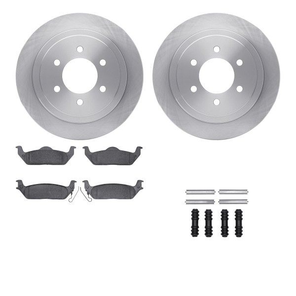  R1 Concepts® - Rear Brake Kit with Super Duty Pads