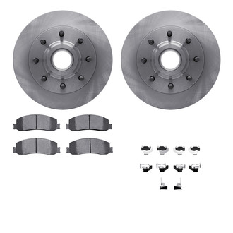 R1 Concepts® - Front Brake Kit with Super Duty Pads