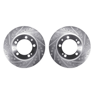 R1 Concepts® - Drilled and Slotted Front Brake Rotor Set