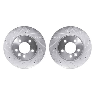 R1 Concepts® - Drilled and Slotted Front Brake Rotor Set