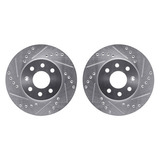 R1 Concepts® - Drilled and Slotted Disc Brake Rotor Set