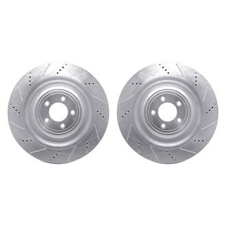 R1 Concepts® - eLINE Series™ Drilled and Slotted Front Brake Rotor Set