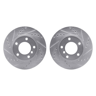 R1 Concepts® - Drilled and Slotted Front Brake Rotor Set
