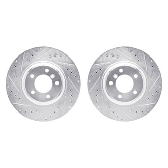 R1 Concepts® - Drilled and Slotted Front Brake Rotor Set