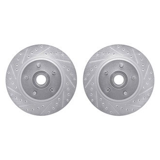 R1 Concepts® - Drilled and Slotted Disc Brake Rotor Set